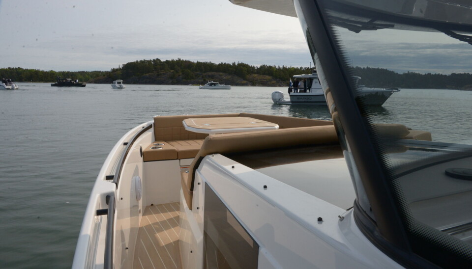 Klar for testtokt i maksvær. Men så kom både vind og regn. Helt greit, det er jo slik været vanligvis er i Norden.