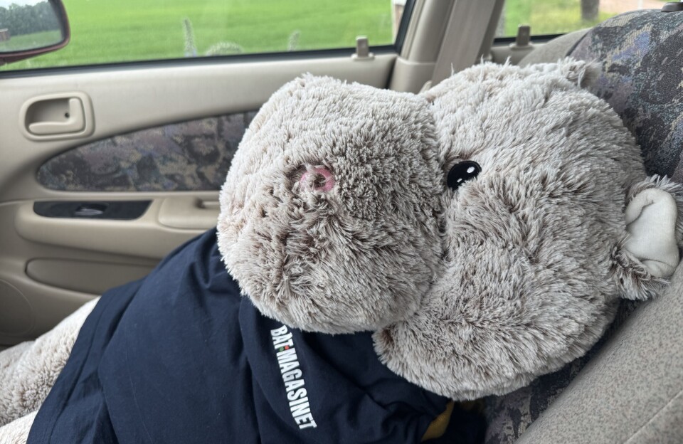 SPENT: Blid var veldig spent da han ble kjørt av gårde tidligere i dag.