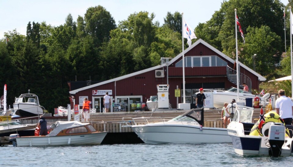 Vrengen Maritime i med marina i Vrengensundet.