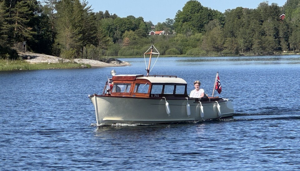 KARI: Vinter Gangeskar vant med Furuholmbåten 'Kari'.