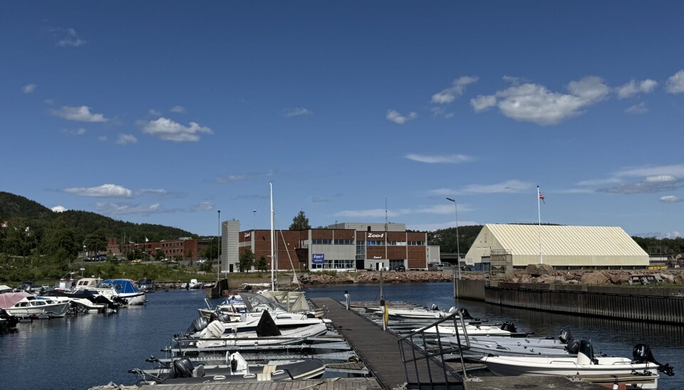 TOFTE HAVN: Der var fra denne havna på Tofte at båten ble stjålet.
