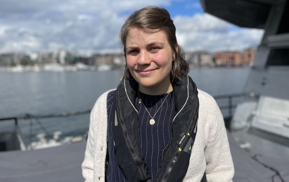 Ragnhild Kaski, generalsekretær i Av-og-til. Ragnhild Kaski, generalsekretær i Av-og-til.