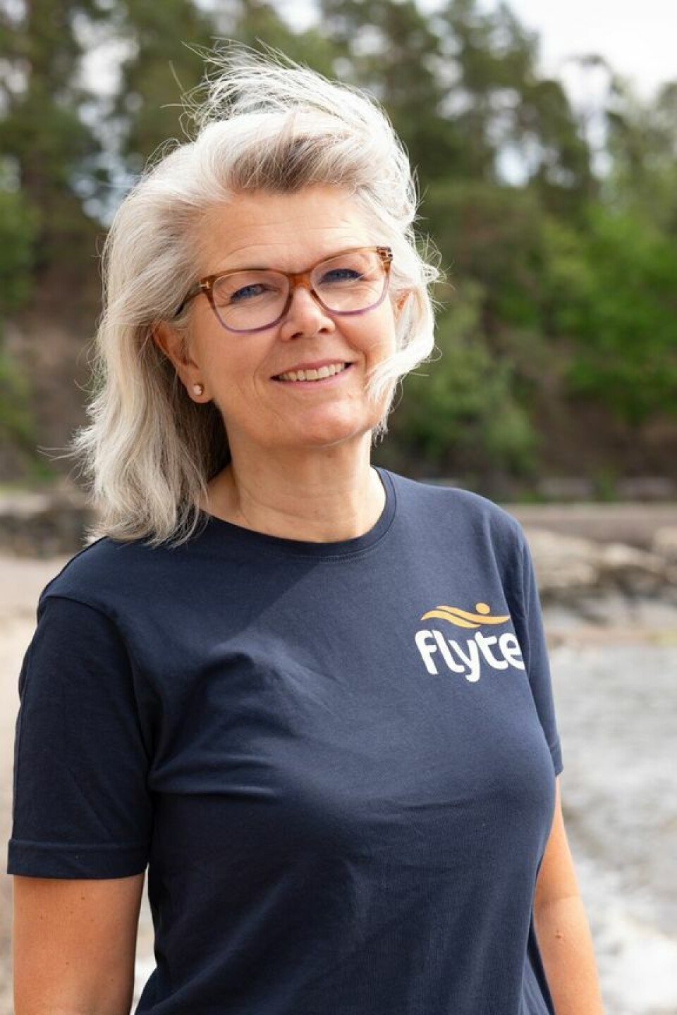 SKJERPINGS: Daglig leder Mia Bergmann i Flyte ber menn om å skjerpe seg.