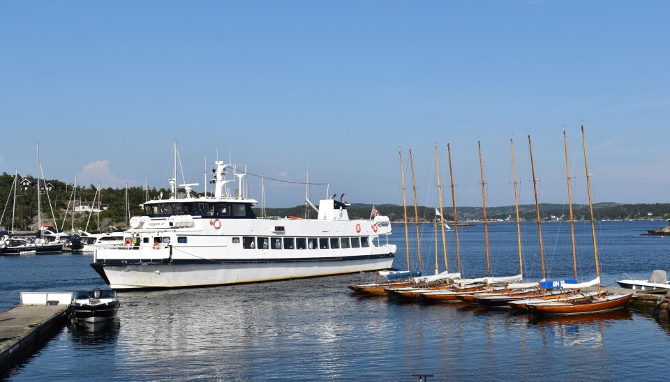 FERGER: Fra Skjærhalden går det flere ferger til øynene rundt, samt over til Strømstad.