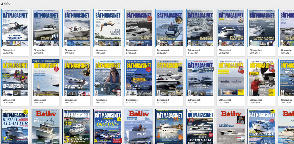 BÅTMAGASINET APP: I Båtmagasinet-appen finner du alle utgavene av Båtmagasinet de siste ti årene, og alle utgavene av Båtliv helt tilbake til 2006 BÅTMAGASINET APP: I Båtmagasinet-appen finner du alle utgavene av Båtmagasinet de siste ti årene, og alle utgavene av Båtliv helt tilbake til 2006