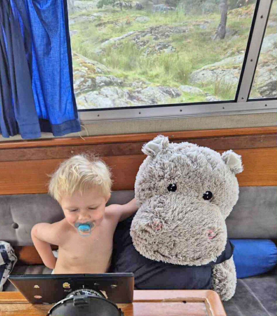 KRAGERØ TIL ARENDAL: Sammen med familien Fosstvedt reiste Blid lengre syd, i perfekt båtvær. KRAGERØ TIL ARENDAL: Sammen med familien Fosstvedt reiste Blid lengre syd, i perfekt båtvær.