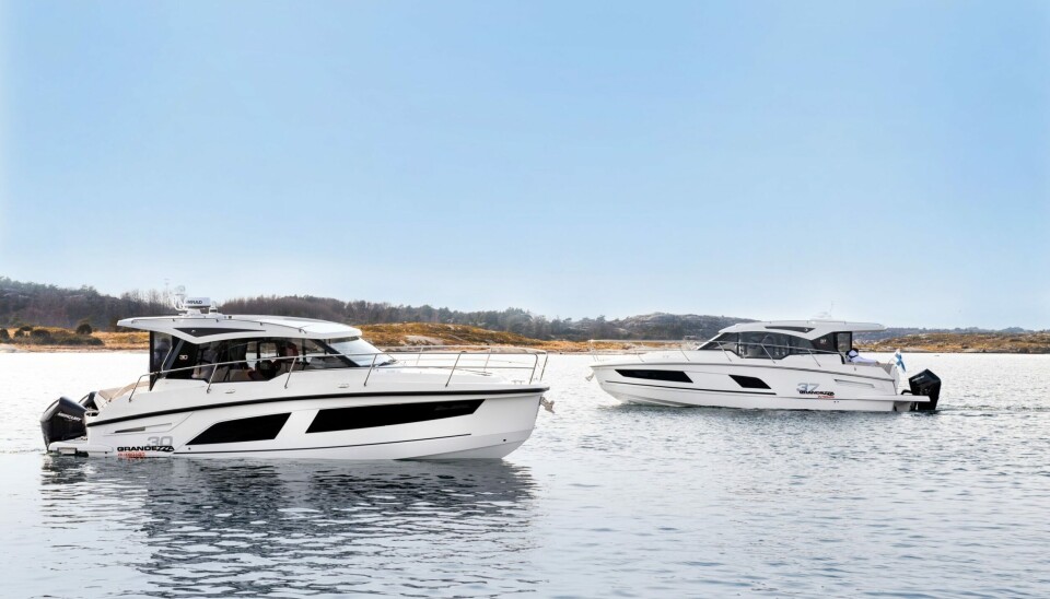 NYHETER: Om et par uker lanseres Grandezza 30 og Grandezza 37 som utenbordsmotorbåter på Cannes Yachting Festival.