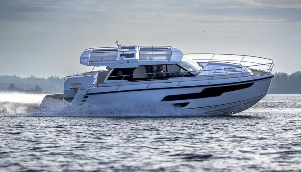AQUADOR 400 HT fra Nimbus er konstruert av den norske designeren Karl Marius Norschau.