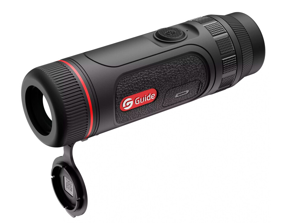 LITEN OG KRAFTIG: Guide TE421 er en lettebetjent termisk kikkert i lommeformat.