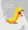 NEDBØR: Rødt varsel fra Meteorologisk institutt