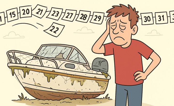 Båtjuss: Foreldelse av krav mot kjøper