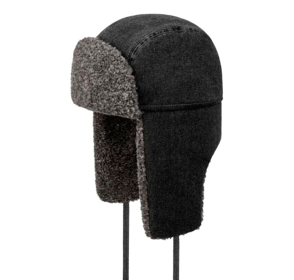 Steston Bomber Denim Garage Aviator Hat.