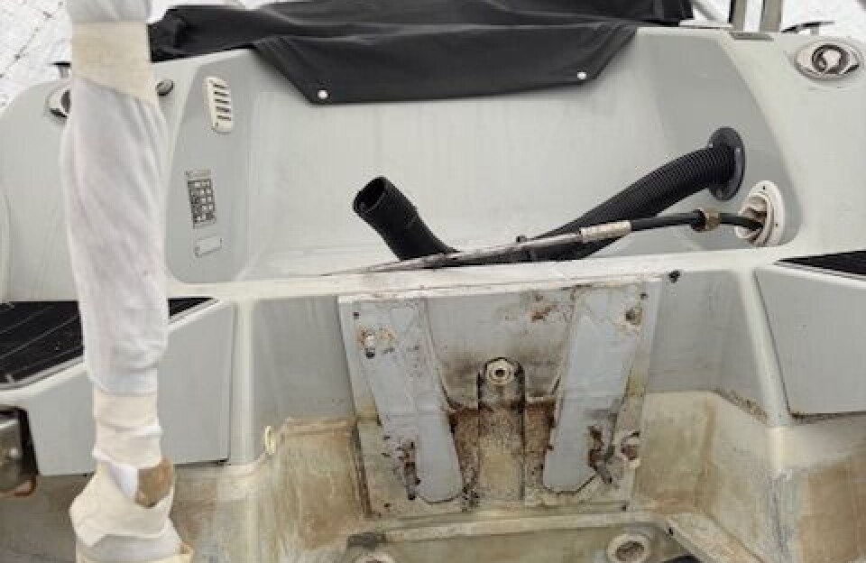 –Jeg la over presenningen, dagen etter var motoren stjålet