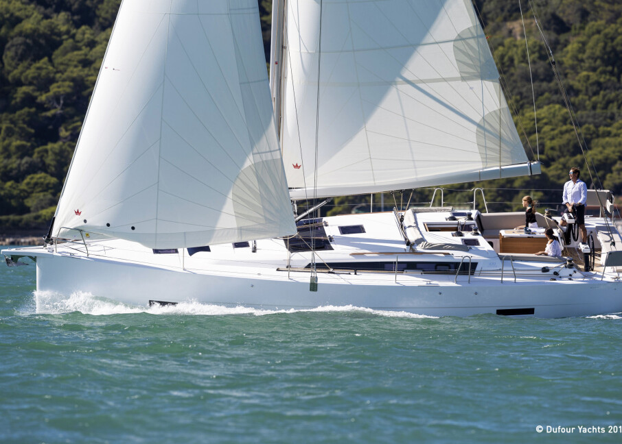 Dufour 430
Voksent par tester storbåtseilas