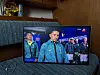 VM: TV-skjermen fra Samsung kan enkelt plasseres der det er ønskelig, og står støtt.